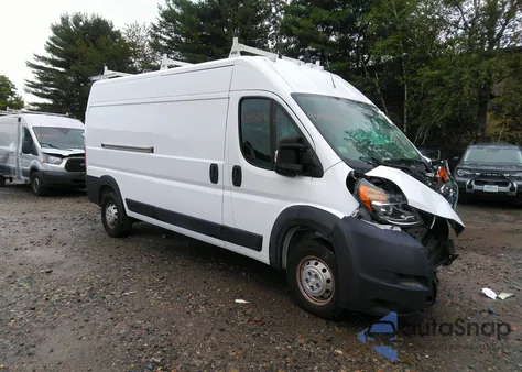 2021 Ram Promaster 2500 High Roof 159 Wb from USA, damaged, VIN 3C6LRVDG4ME527924